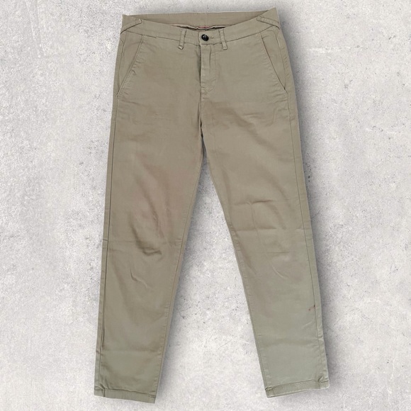 Zara Cotton Slim Pants - Picture 2 of 6